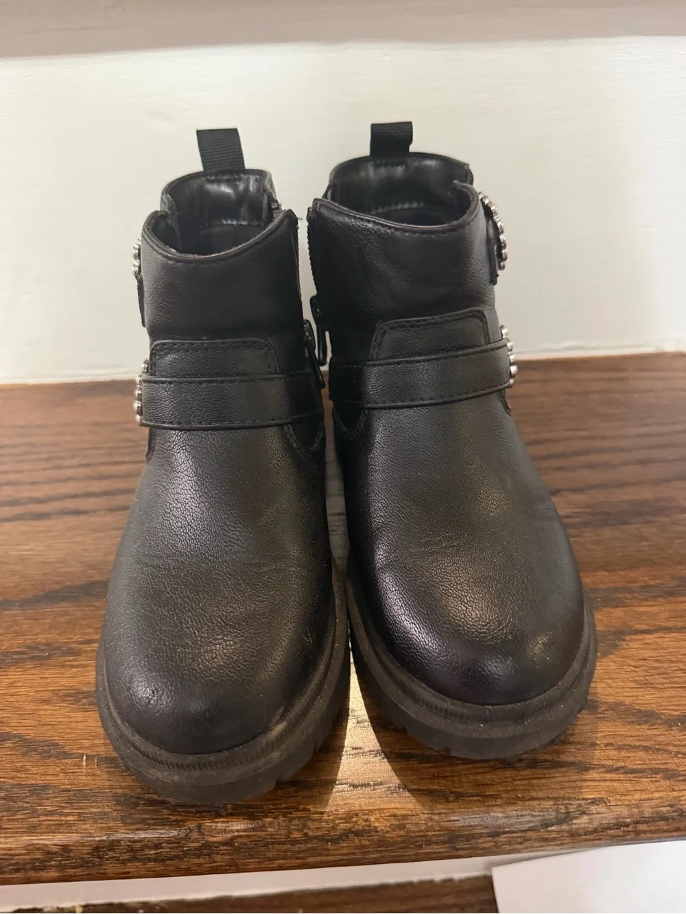 Cat & Jack Toddler Black Boots - Size 10
